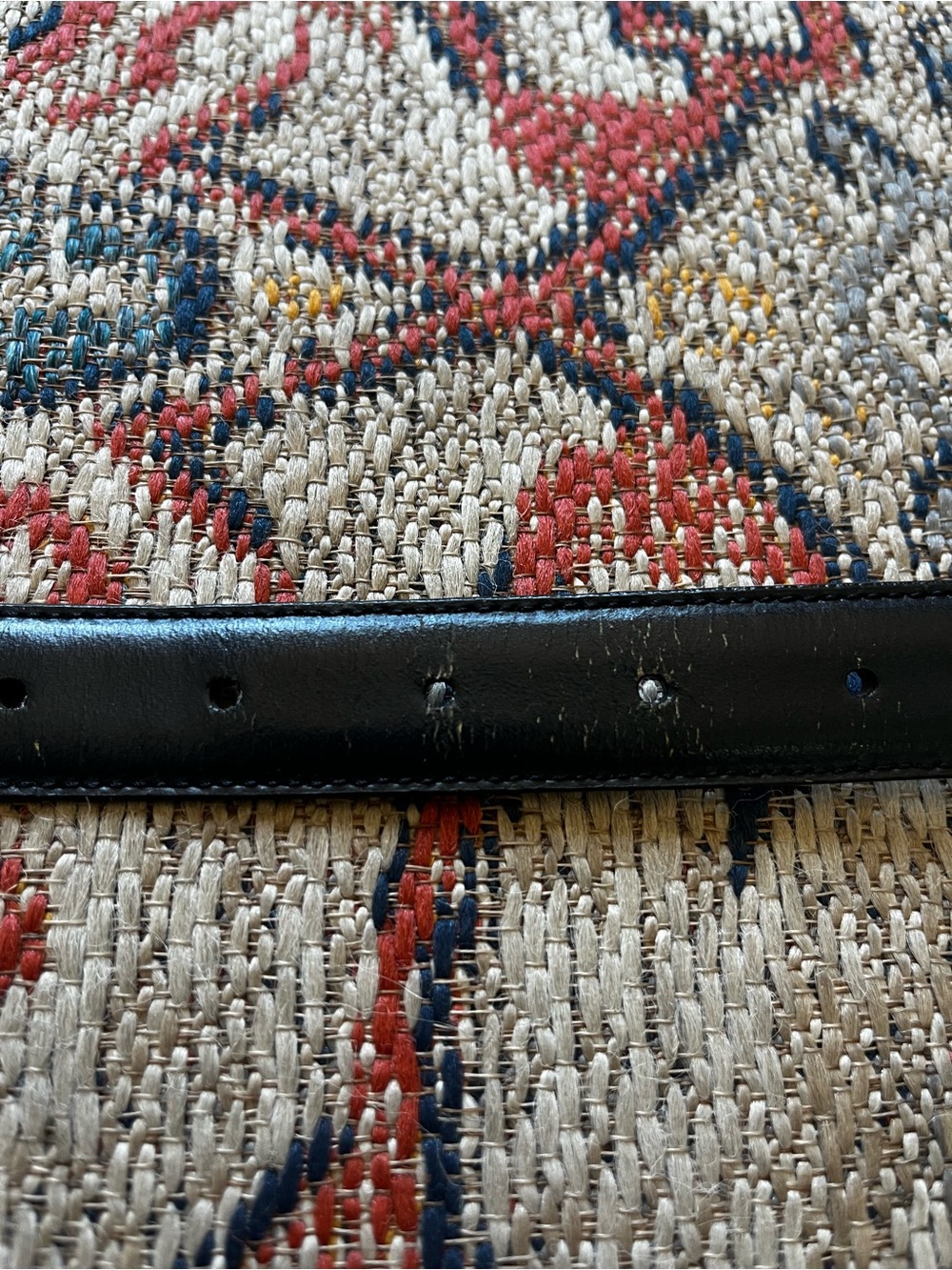 RL Ralph Lauren Blue Leather Men's Women’s Belt with Gold Buckle Size M - Picture 10 of 12